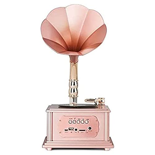 Tourne-Disque phonographe Bluetooth, Version Portable Gramophone Style rétro Vintage subwoofer Haut-Parleur/entrée… - Les Beatles, Paul McCartney, John Lennon, RIngo Starr, George Harrison Tourne-Disque phonographe Bluetooth, Version Portable Gramophone Style rétro Vintage subwoofer Haut-Parleur/entrée…