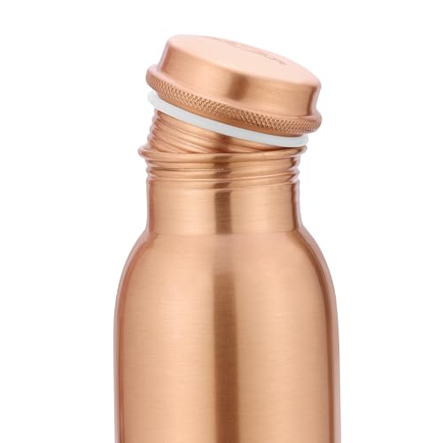 Image of CROCKERY WALA & COMPANY Pure Copper Bottle (Vintage Half Hammer) ,1 L