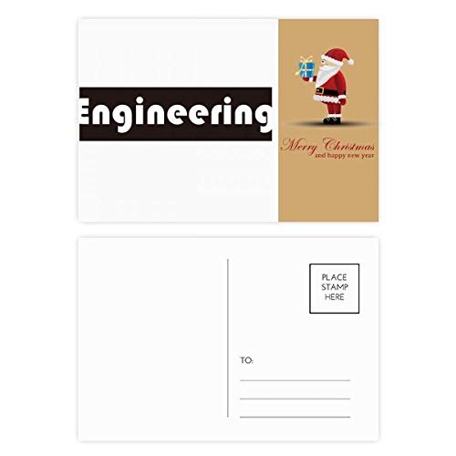 Cartes postales Père Noël Noir par lot de 20 pièces pour vœux de fin d'année