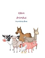 Farm Animals Colouring Book (Kids Coloring Books) B0F62JMCGS Book Cover