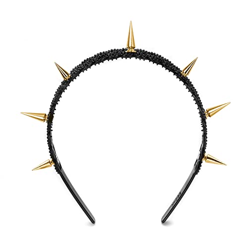 Xiao Cheng Ming Zhu Spiked Headband, Gold, Unisex, Cosplay & Party, Steampunk Style