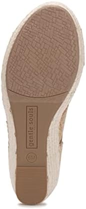 Gentle Souls by Kenneth Cole Women's Women's Charli Four Heeled Sandal, Tan, 7 | Image 6