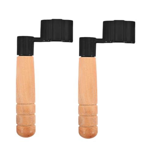 Milisten 2Pcs Guitar String Winder Tool Efficient Bass Acoustic String Winder Pin Remover for Beginners Professionals Versatile Guitar Equipment for