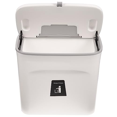 Caneca de basura rectangular para colgar en pared