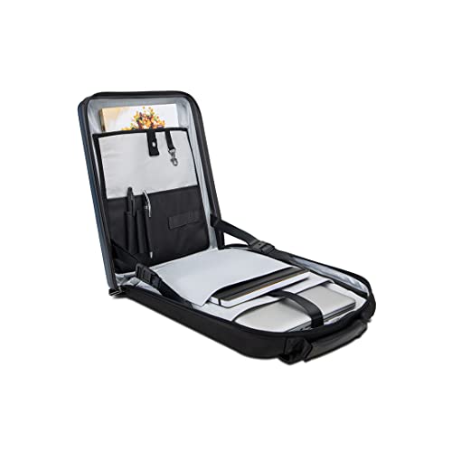 Image of THE ASSEMBLY Hard-Sided Cabin Luggage (55Cm) - Polycarbonate Laptop 4 Spinner Wheels Trolley Bag With Tsa Lock For Flight Travel - Desert Ivory