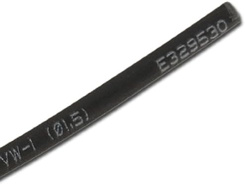 sourcingmap Black 1.5mm Dia. Heat Shrink Tubing Shrinking Tube Sleeve Wrap Wire 1M