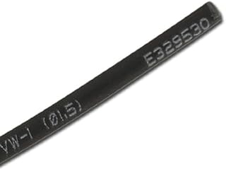 sourcingmap Black 1.5mm Dia. Heat Shrink Tubing Shrinking Tube Sleeve Wrap Wire 1M