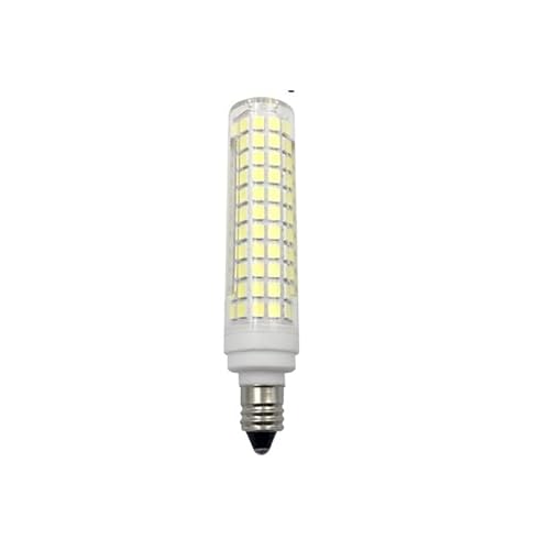 1fortunate Ampoules, Pack de 10, Petite Ampoule LED maïs AC220V 10W 136LEDs-2835SMD G9/E12/E14/E11, Lampe de Lustre en céramique à intensité Variable(White 6000K,E11)