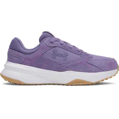 Under Armour Women's Charged Edge Suede, (520) Purple Luxe/Distant Gray/Purple Luxe, 7, US