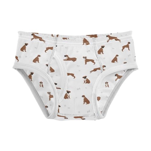 Boys' Exclusive Briefs Toddler Underwear 95% Combed Cotton Boxerbriefs 2T Pointer Dog Pattern 34