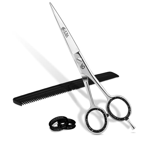 OCBA Professional 6' Hairdressing Scissor Sharp Hair Cutting Scissors for Barbers Hairdressers & Stylists Beard & Haircut Scissors for Men & Women (Classic Scissor)