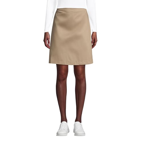 Lands' End School Uniform Young Women's Blend Chino Skort Above Knee
