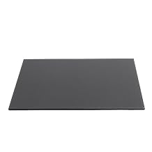 3D Printer s Bed, 220x240x4mm Tempered Plate Build for MEGA S, Flat and Smooth Construction Surface, Easy Removal of Printed Items Without Tools