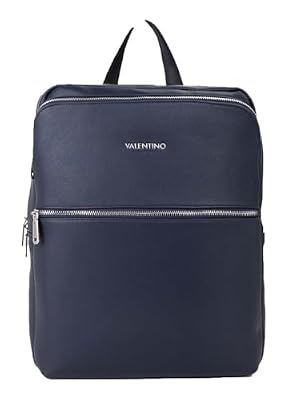 Valentino zaino con scomparto per laptop Marnier Backpack Blu blu scuro