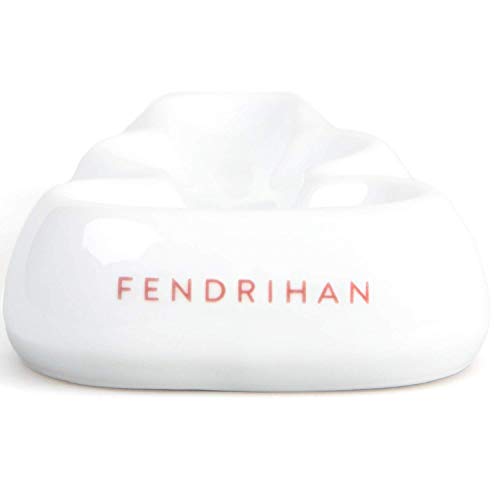 Fendrihan Porcelain Safety Razor Holder 6 x 3 x 1” (Red)