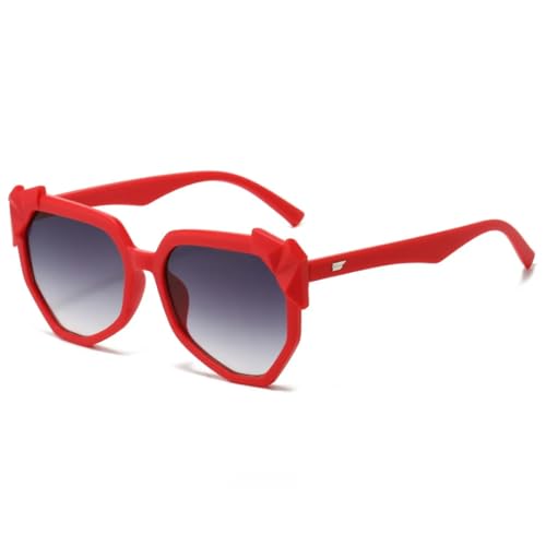 Lunettes de soleil rétro anti-éblouissement pour femme à verres irréguliers UV400