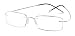Specs Flexible Rimless Reading Glasses (Shiny Silver) +1.75