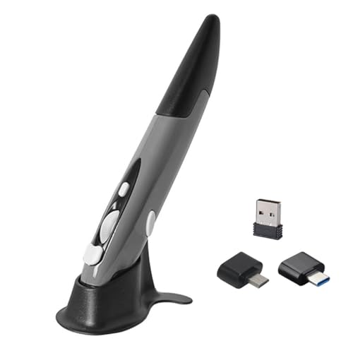 Nicear Pen Mouse USB 2.4G Wireless Optical Pen Vertical Pen Mouse Stylus for Computer