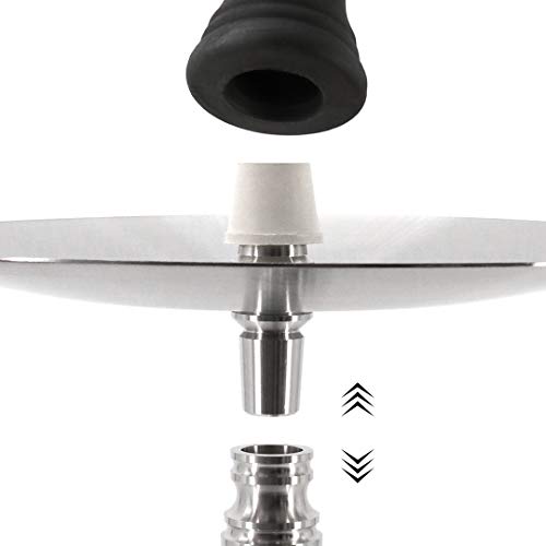 CYBORG Shisha Edelstahl King of Steel Bozz Komplettset – Bild 8