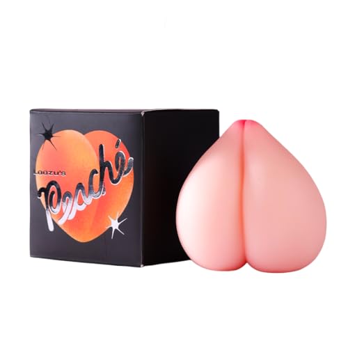Image of Leezu's Peache Handheld Massager for Men, Body Safe Material, Waterproof, Flexible, Stress Relief