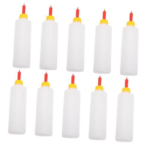 GARVALON 10個セット ヤギミルクジャグ 子羊のミルクバケツ 子羊哺乳瓶 水のボトル 若い家畜の牛乳瓶 子羊の ヤギの 子供用の水筒 子羊のボトル びん給餌子牛 子猫ボトル Abs