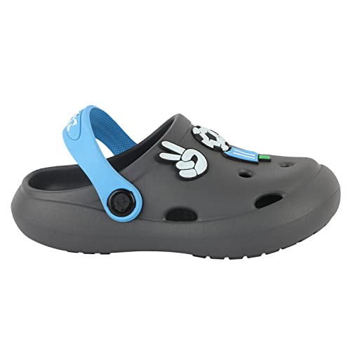 Image of NEOZ Casual Slingback Clogs for Kids with Soft Sole | Slip-On Breathable, Lightweight | Comfortable & Durable | Stylish Indoor & Outdoor Sandals Clogs for Kids