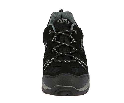 Brütting Fresno Unisex Trekking- & Wanderhalbschuhe, Schwarz/ Grau, 40 EU