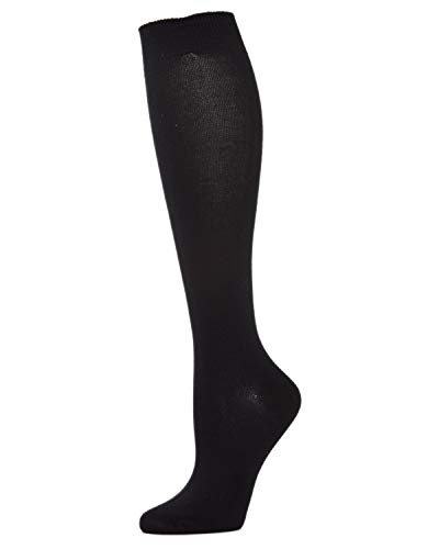 Image of MeMoi Solid Knit Knee High Socks for Women, Breathable and Comfortable Knee Highs