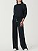 SuperPrity Womens 2 Piece Outfits Sweatsuit Set Sweatshirt Wide Leg Sweatpants Tracksuit Matching Sweat Lounge Set 2024 Fall Fashion-M,Navy Blue