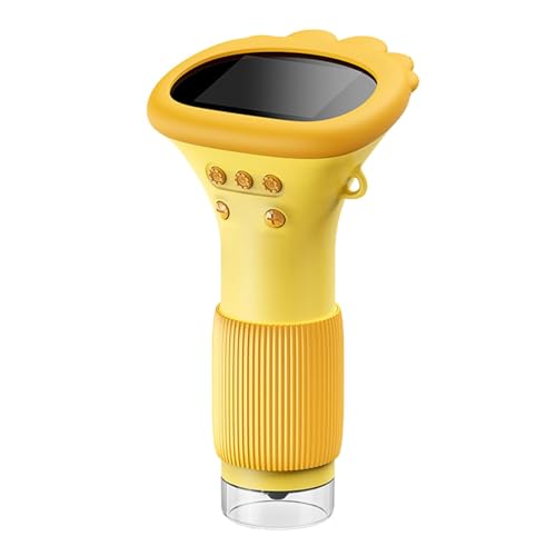 Microscopio para niños, microscopio portátil para principiantes, dispositivos educativos de aumento de bolsillo, fácil de usar, luz LED brillante, ABS, para niños de 8 a 12 años
