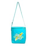 SUN & SURF Thermische Kühlbox für den Strand, Türkis, 6 l, faltbar, langer Griff, wasserdicht und wiederverwendbar, für Strand und Picknick