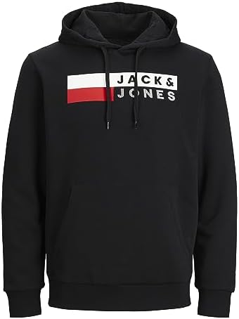 JACK & JONES PLUS SIZE Hoodie JJECORP Plus Size Met Logo Light Grey Melange 16849404