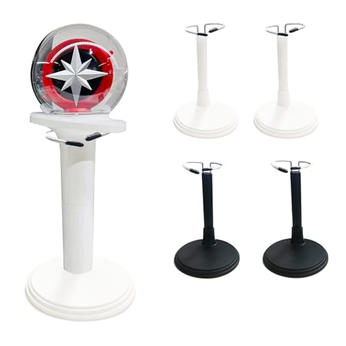 Nexolia Stand Kpop, 5.5inch-1.9inch Lightstick Stand, 4-Piece Set, ?2 Black and 2 White? ?
