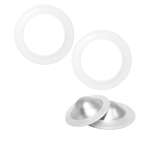 Image of SilkyFit Barely-There Medical Grade Silicone Rings for Silverette Nursing Cups 2pcs(Regular) - Only Silicone Rings