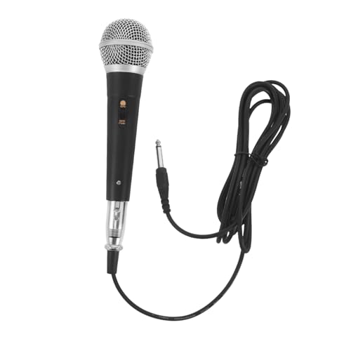 Microphone filaire FRCOLOR larsen réduit pour chanter sans sifflement désagréable
