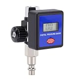Spacnana Digitaler Luftdruckregler 0–200 PSI G1/4 Zoll mit Ergonomischem und 4-Einheiten-Display für Pneumatische Werkzeuge, Spritzpistolen, Reifenfüller