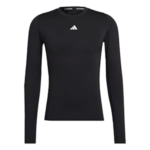 adidas Men’s Techfit Training Long-Sleeve Top Long Sleeve T-Shirt (Pack of 1)