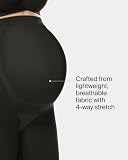 Spanx Damski top modelujący Power Mama Maternity Mid-Tigh Shaper, beżowy (Black 000), 36 (rozmiar producenta: A=S), beżowy (Black 000), 36
