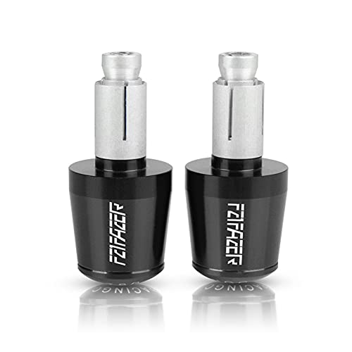 Embout de guidon 22mm noir pour moto Yamaha FZ1 Fazer de 2006 à 2015