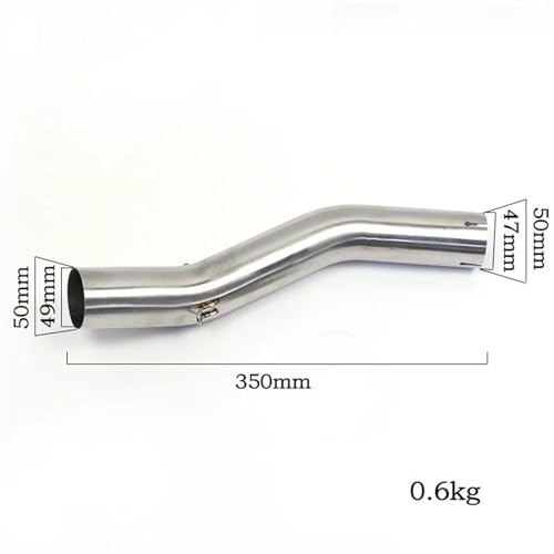 Tuyau d'échappement moto Kawasaki ZX10R 2004 2005, adaptateur silencieux intermédiaire - 3
