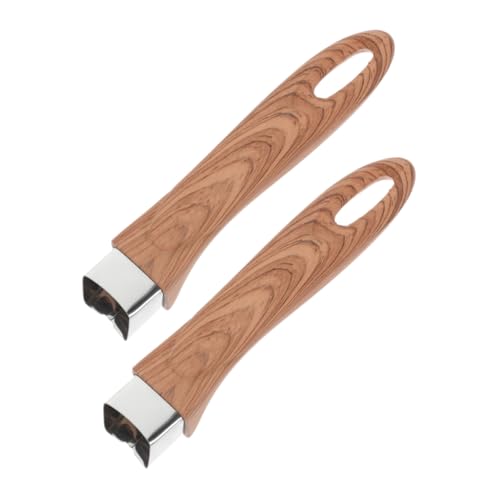 GLEAVI 2pcs Revere Ware Replacement Handles Cookware Accessories Non-skid Pot Handle Hot Holder for Stove Grip Replacement