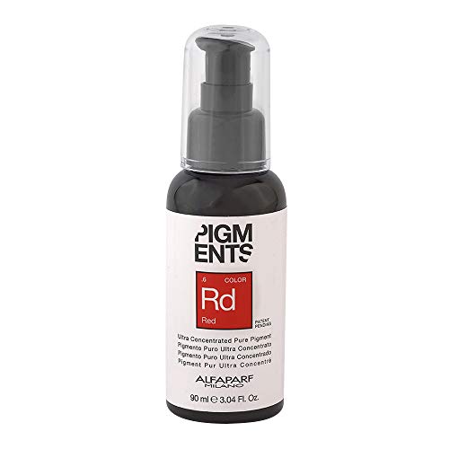 AlfaParf Pigments - Tinte de Peluquería, Rojo, 90 ml