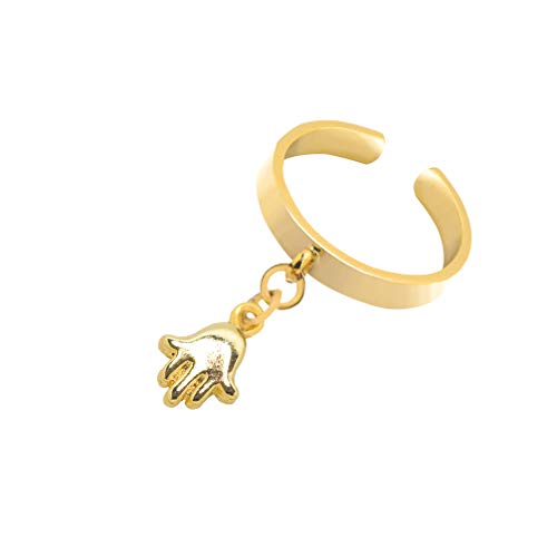Image of Spinningdaisy Dangling Mighty Tiny Charm Adjustable Ring