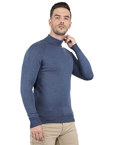 Image of Monte Carlo Men Wool High Neck Pullover Sweater