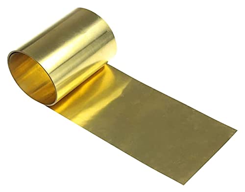 Feuille de laiton 0,05 mm bobine de 5 mètres pour blindage et usinage