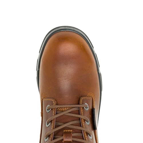 Wolverine Men's Durashocks Sr Icon Waterproof 6" Construction Boot, Tan, 12 X-Wide by Wolverine - Used condition - Image 6