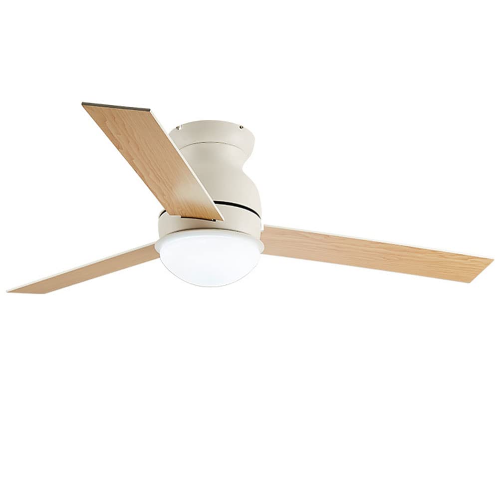 Ventilateur de plafond nordique LED 36W discret avec moteur de 35W à 6 vitesses