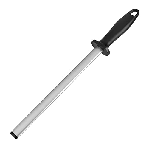 10 pulgadas de diamante electrochapado Cuchilla de afilar Cuchilla profesional de acero para el afilado para Master Chef Hogar y cocina
