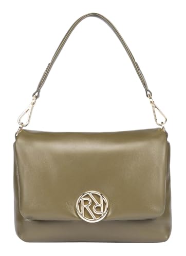 Roeckl cuir sac à épaule bandoulière Soho en cuir de qualité supérieure coloris olive Moss