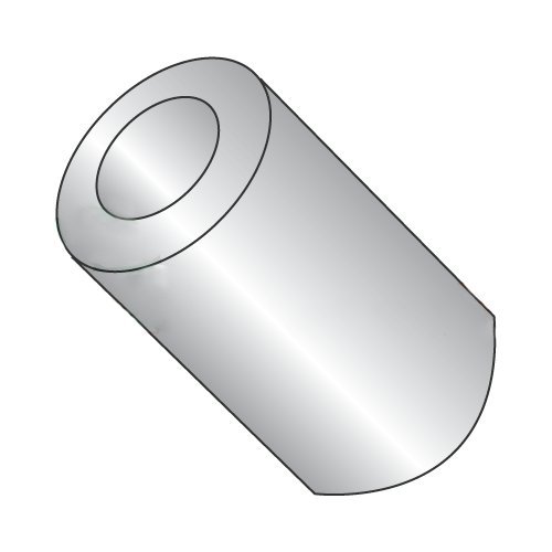 1/4" OD Round Spacers / #8 x 5/8" / Brass/Nickel/Outer Diameter: 1/4" / Hole Size: #8 / Length: 5/8" (Carton: 500 pcs)
